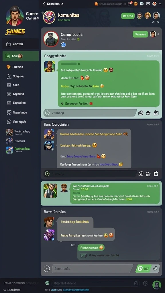mutasitoto - Fitur interaksi sosial yang memungkinkan pemain berkomunikasi.